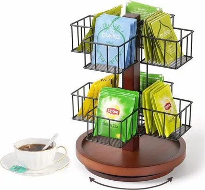 Produktbild von Thee-Organizer 8-Fach Theezakjes-Dispenser