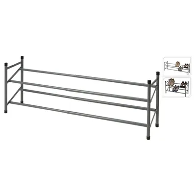 Produktbild von Storage solutions Schuhregal mit 2 Ebenen (61,5-115)x23x38 cm