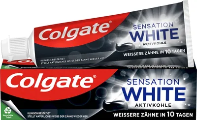 Immagine prodotto di Colgate Sensation White Dentifricio con Carbone 75 ml
