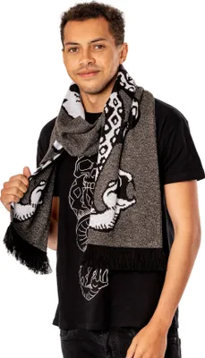 Produktbild von Harry Potter Schal Dark Arts Spell Long Length Grey