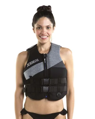 Produktbild von Jobe Neo Vest Women black/Cool Gray Weste Schwimmweste Wassersport Surfen Kiten Wasserski Jetski Damen Gr. 119-125cm (3XL)