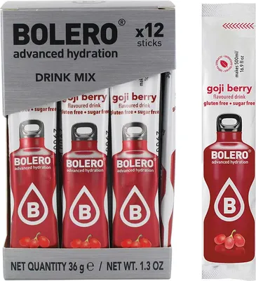 Produktbild von Bolero Sticks (12x3g) Goji Berry - Intra- & Post-Workout - Intra-Workout