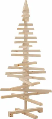 Immagine prodotto di vidaXL Albero di Natale in legno per decorazioni 120 cm in legno di pino massiccio