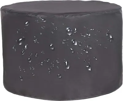 Obrázok produktu pre Veľký nepremokavý obal na záhradný nábytok 185 x 95 cm, čierny, 420D Oxford, odolný