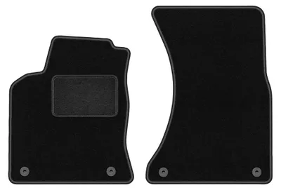 Immagine prodotto di Tappetini anteriori in moquette per Audi Q5 I 2008-2017 (SUV) – 2 pezzi, neri, su misura – Wielganizator LUX