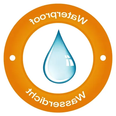 Produktbild von Duschvorhang Magic Orange 180 x 200 cm, 100% Polyester, wasserdicht, Anti-Schimmel-Effekt, inkl. 12 Ringe