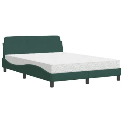 Immagine prodotto di Letto con Materasso Dover Verde Scuro 120x200 cm in Velluto