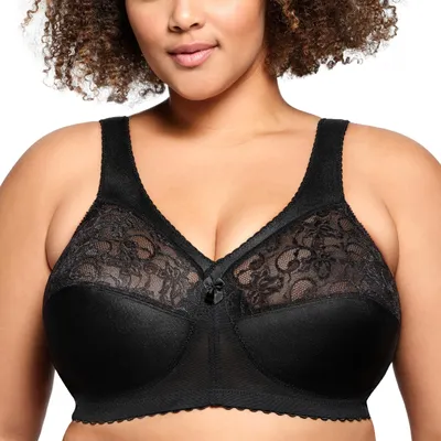 Produktbild von Glamorise Damen 1000 Full Coverage Bra, Schwarz, 85I EU
