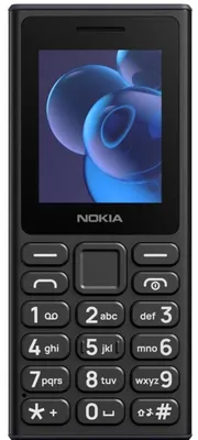 Zdjęcie produktu dla Telefon komórkowy Nokia 110 2025 CZARNY TA-1694