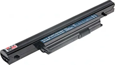 Produktbild von T6 Power Akku für Acer Laptop, Teilenummer 3ICR18/65-2, Li-Ion, 10,8 V, 5200 mAh (56 Wh), schwarz