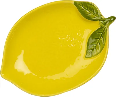 Produktbild von Clayre & Eef Maßstab Zitrone Ø 15 cm Gelb Keramik