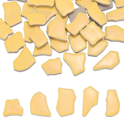 Immagine prodotto di 500 grammi di piastrelle in Vetroceramica irregolari per progetti fai-da-te
