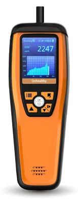 Obrázok produktu pre Merač CO2, prístroj na monitorovanie kvality vzduchu, detekuje častice PM2.5 a PM10, určený na domáce použitie