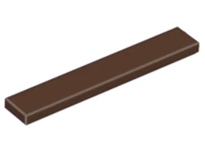 Produktbild von Lego® 1x6 Fliesen 6636 - 250 Stück Dunkelbraun