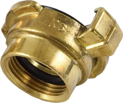 Produktbild von Agora-Tec® Messing Schnellkupplung mit Bajonettverschluss auf 3/4 Zoll (24,2 mm) Innengewinde inkl. Flachdichtung