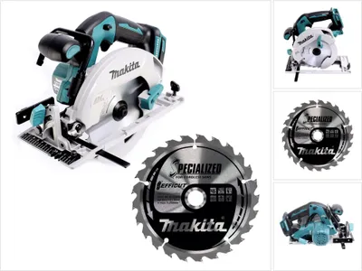 Produktbild von Makita DHS 680 Z Akku Handkreissäge 18 V 165 mm + EFFICUT Kreissägeblatt - ohne Akku, ohne Ladegerät