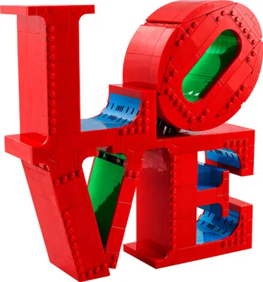 Produktbild von LEGO Art LOVE, Bauset für Erwachsene, Wohn-Deko, Valentins- und Muttertagsgeschenk, Geschenk für Paare, kreative Aktivität für Kunst- und Designliebhaber 31214