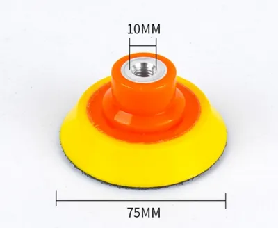 Zdjęcie produktu dla INF Pad polerski 3 cale 75 mm z trzpieniem 10 mm - mocowanie na rzep