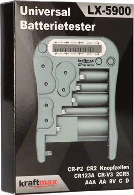 Obrázok produktu pre Univerzálny tester batérií a akumulátorov LX-5900 blister s displejom