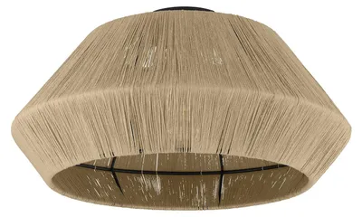 Immagine prodotto di Plafoniera Vintage Alderney Acciaio Nero 1 Luce E27