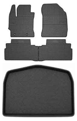 Immagine prodotto di Tappetini gomma SolidPRO + bagagliaio per Toyota Verso 2011-2013 5 pezzi