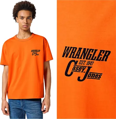 Produktbild von Wrangler CASEY JONES GRAPHIC TEE sehr lockeres Baumwoll-T-Shirt L