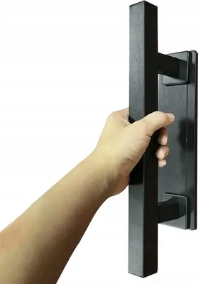 Produktbild von Schiebetürgriff Mattschwarz Loft Retro Premium Griff