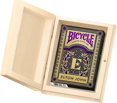Obrázek produktu pro Hrací karty BICYCLE ELTON JOHN 1 TALIA v dřevěné krabici
