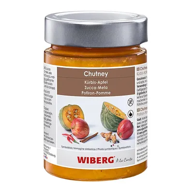 Produktbild von Wiberg Chutney Kürbis-Apfel - 390g