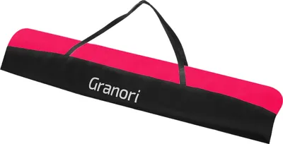 Produktbild von Granori Skitasche 160 cm – leichte Skisack Tasche zur Aufbewahrung und Transport von Ski in neonrot-schwarz