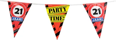 Zdjęcie produktu dla Paperdreams party flag - 21 lat