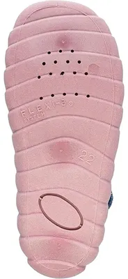 Produktbild von Fischer Kinder Hausschuh T-Riemen Kettverschluss rutschfest, Größe:21 EU, Farbe:Blau