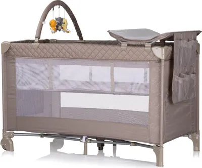 Produktbild von CHIPOLINO Reisebett mit Wickelauflage Luna Tiramisu