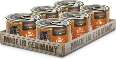 Produktbild von Leonardo Cat Food 755525, Adult, Karotte, Huhn, Ente, 200 g, Ohne künstliche Farbstoffe