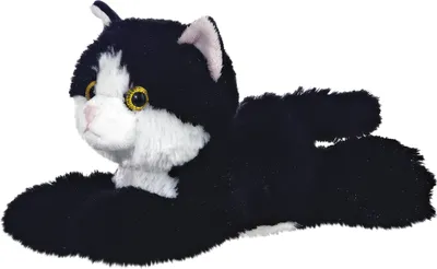Produktbild von Mini Flopsies Maynard Black/White Cat 8In/20cm