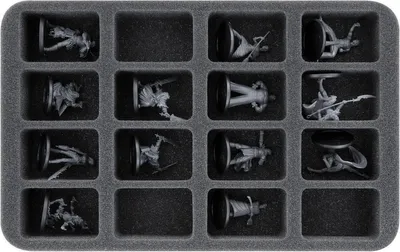 Produktbild von Schaumstoffeinlage für Malifaux, 16 Fächer