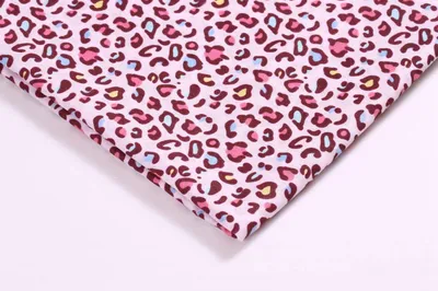 Stoff Leopardenmuster, 1 Meter, 150 cm breit, Polyester