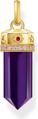 Produktbild von THOMAS SABO Anhänger Damen PE955‑995‑13 Amethyst Goldvergoldet