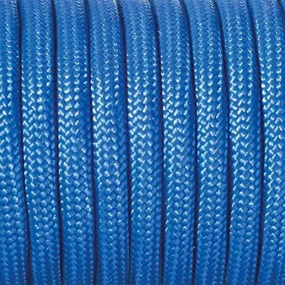 Produktbild von efco Paracord Seil für Outdoor und Basteln, 4 mm Durchmesser, 50 m Länge, Farbe Blau
