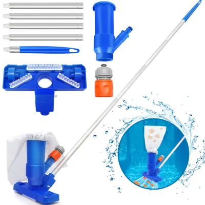 Image de Nettoyage de piscine, aspirateur de sol, aspirateur de piscine, aspirateur portable pour piscine et étang