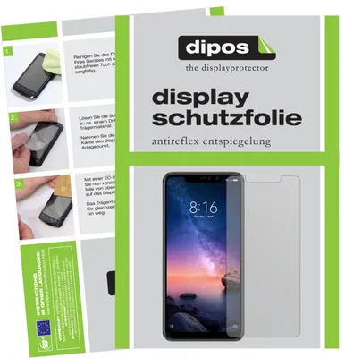 Produktbild von 2x Schutzfolie für Xiaomi Redmi Note 6 Pro matt Displayschutzfolie Folie Display