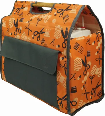 Produktbild von Kleiber Nähmaschinentasche orange/grau