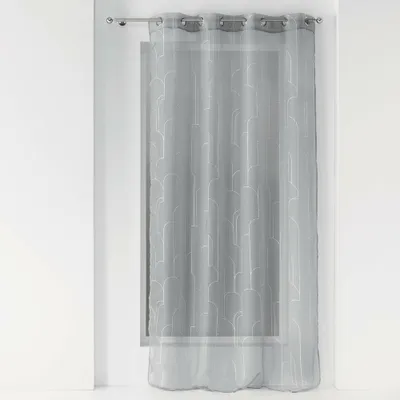Obrázek produktu pro Voálová záclona 140 cm x 240 cm Silver Clouds Grey