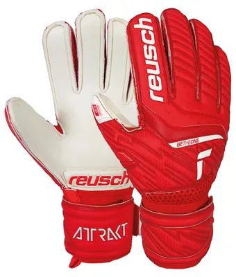 Produktbild von Reusch Torwarthandschuhe Reusch Attrakt Silver Junior mit gutem Grip red / white 3