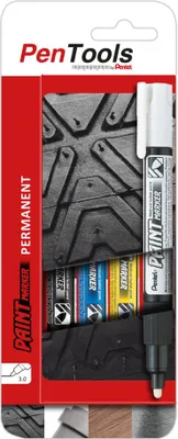 Image de Pentel Marqueur peinture PAINT MARKER MMP20 étui de 4 pièces assorties