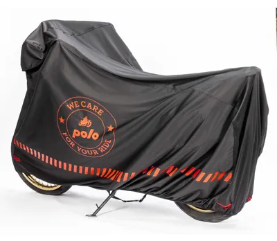 Image de Bâche de protection extérieure pour moto, taille XL, noire
