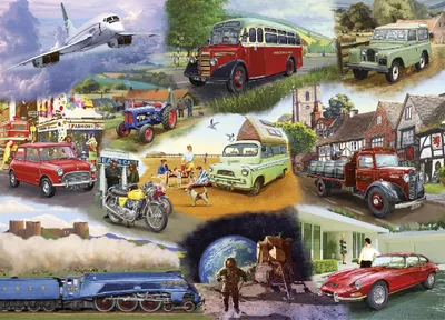 Image de Puzzle GIBSONS Nous assemblons : Véhicules 24 pièces
