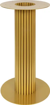 Obrázok produktu pre Magnetický nábytok Kovová stolová podnož okrúhla [ zlatá ] 40x72 cm Stolová jedálenská noha zlatá čierna biela
