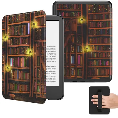 Obrázok produktu pre Puzdro MoKo pre Kindle 6" (11. generácia, 2024/2022), štýl "kniháreň"