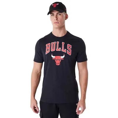 Zdjęcie produktu dla T-shirt męski T-shirt męski New Era NBA Team Chicago Bulls Regular czarny - L